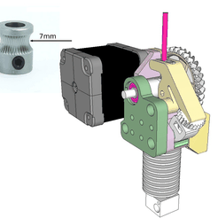 Capture d’écran 2018-04-05 à 16.33.29.png STL-Datei Dasaki Compact 1:3 Geared Extruder for Prusa i3 (MK8 drive gear) kostenlos・Design für 3D-Drucker zum herunterladen