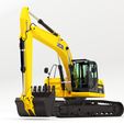 JCB-JZ255 EXCAVATOR 09.jpg JCB-JZ255 Excavator rigged 3d model