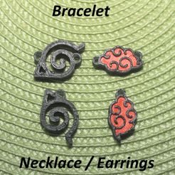 IMG_7753.jpg STL-Datei 4 Naruto #3 Necklaces, Armbänder, Earrings, Jewelry・Modell zum Herunterladen und 3D-Drucken