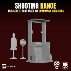 SHOOTING RANGE USSU Ue hs a 1@ ue | STL file Shooting Range For action figures・3D printable model to download, DonmanArtCollectibles