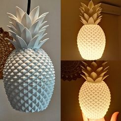 IMG_20210802_094730_387.jpg STL-Datei Ananas Pendelleuchte・Modell zum Herunterladen und 3D-Drucken