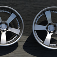 HRE-945RL.png STL file Wheel HRE 945RL・3D printer design to download