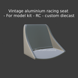 Nuevo proyecto - 2021-01-31T212026.899.png Vintage aluminium racing seat - For model kit - RC - custom diecast