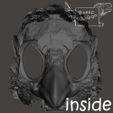 inside.jpg Bird Face Masks, Beak Mask, craw raven Mask Long Nose Bird Beak Black Plaque Mask Steampunk Cosplay Party Props Half Face