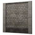 2.jpg Concrete Wall 3D Model