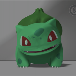 bulbasaur-render.png Archivo STL POKEMON BULBASAUR・Plan imprimible en 3D para descargar