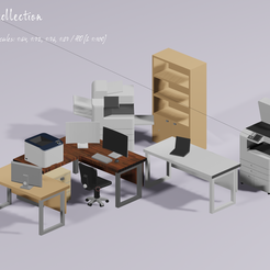 C-31.png Fichier STL gratuit Collection de bureaux à l'échelle HO 1:64, 1:72, 1:76, 1:87, 1/100・Design pour impression 3D à télécharger