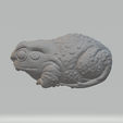 1.png ファット・トード・フロッグ 3Dプリントモデル 3Dプリントモデル