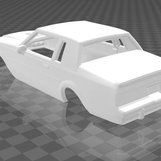 Captura-de-pantalla-2026-01-01-203802.jpg Buick Regal Grand National 1987 – One Piece Body Shell (Body Car) – STL 3D Print