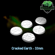 32mm.png Cracked Earth - 32mm set