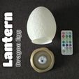 6.jpg Glowing dragon egg - lantern - table lamp with RGB LED light