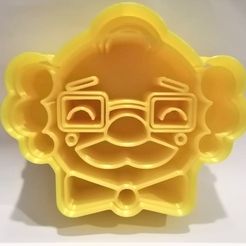 Abuelo foto 1.jpg STL file Cookie Cutter Grandparent・3D printable design to download