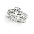 RG27507 (2).jpg Free STL file 3D Jewelry CAD File Wedding Bridal Ring Set・Design to download and 3D print