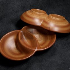 Circles-Bowl-©.jpg Fichier 3D Bol à cercles - Fichiers CNC pour le bois (STL)・Modèle pour imprimante 3D à télécharger