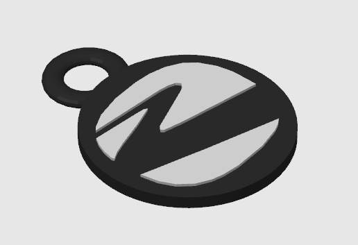 zero motorcycles key ring 3D model