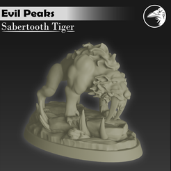 Orc-Champion.png Fichier STL Tigre à dents de sabre・Design à télécharger et à imprimer en 3D