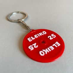 Eleiko-25kg-(3).jpg STL file Calibrated steel plate・3D print design to download