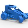 73.jpg Diecast Midget car while turning Scale 1:25