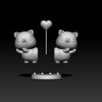 3.jpg Figura y Llaveros de Gatitos - San Valentin - Valentine's Day Kittens