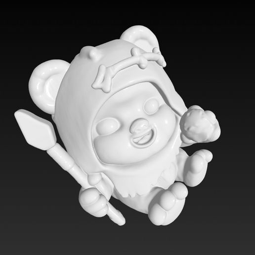 Wicket-01.jpg Ewok Wicket Chibi Version-01 - Fan Art