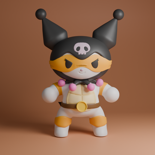 TMNT x Hello Kitty フィギュア 2体セット クロミ Hello Kitty x TMNT My Melody & Kuromi Figure Set MIB, Happy