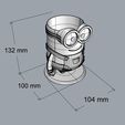 14.jpg Minion Flower Pot for 3D print