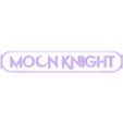 contorno.obj Moon Knight Marvel Logo