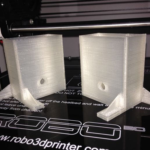 Spool holder bracket for topless Robo3D