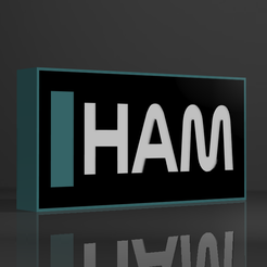 1.png 3D file F1 Ham Lamp・Model to download and 3D print