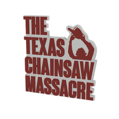 3.png 3D MULTICOLOR LOGO/SIGN - The Texas Chainsaw Massacre v2