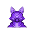 Fox bust.stl Fuchs-Stütze