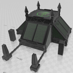 Pyramid.png Free STL file PLF - Necron Pyramid (small) - WH40k・3D printer model to download