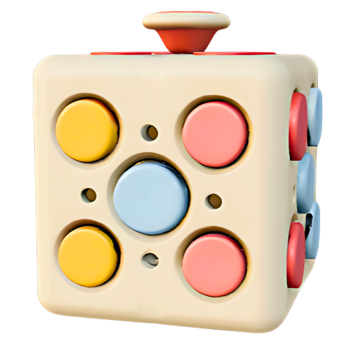 Minimalist Fidget Cube 3D model