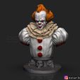 IT.01.jpg Pennywise Bust High quality - IT chapter Two - Halloween 3D print