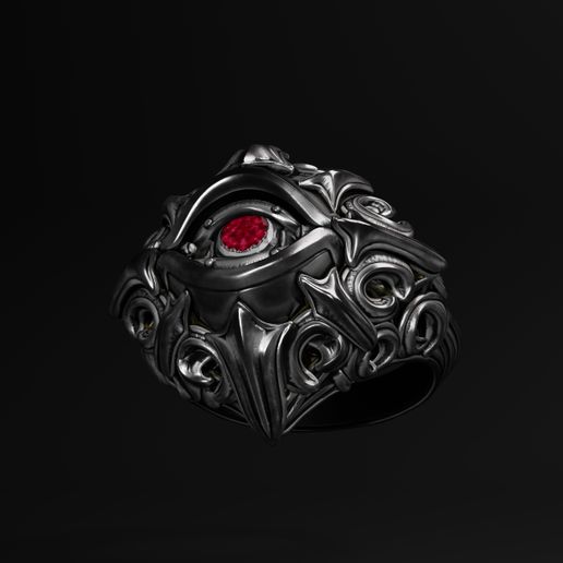 4.jpg Project Comte Inspired Vamp Vision Ring – Gothic Vampire Printable 3D Model