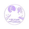 tnbc white.stl The nightmare before Christmas light box