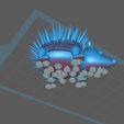 supported.jpg Бесплатный STL файл Cute Porcupine・Шаблон для 3D-печати для загрузки