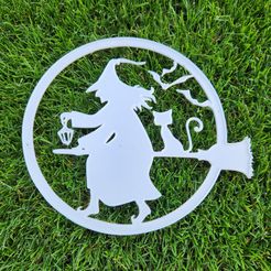 20230916_152417.jpg Fichier STL décoration de fenêtre sorcière d'helloween・Idée pour impression 3D à télécharger