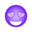 Heart Eyes.stl Free STL file 3D Emoji Face Icons・3D printable object to download