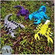 004.jpg STL file Articulated Robot Scorpion・3D printable model to download
