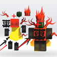 1x-infer0.png Forsaken Infernum 1x1x1x1 Roblox 3D Model STL Multipart No Support Fanart