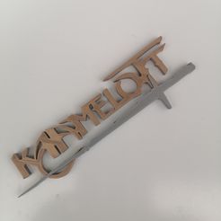 IMG_20210806_125250.jpg Archivo STL gratis Logotipo de Kaamelott・Modelo de impresión 3D para descargar