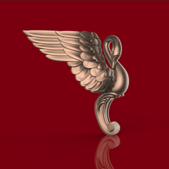 Screenshot_360.png Free STL file swan duck decoration bed table・Model to download and 3D print