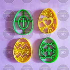 Photo_1553603022422.jpg STL file Easter cookie cutters / Easter cookies cutters・3D print design to download