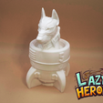 bp_04.png Lazy Heroes (Dobermann, black panther) - figure, Toy, Container [Color ready]