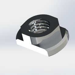 M-lock-nut.jpg STL-Datei M-Lock-Mutter kostenlos・Design für 3D-Drucker zum herunterladen
