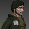 screenshot.1826.jpg Star Wars Rogue One Cassian Andor Vintage Style action figure for 3D printing