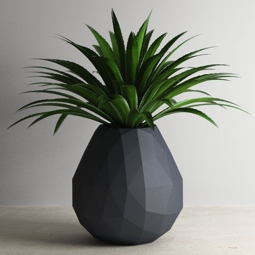 3D Printable Vase - Flower Pot / Planter g158