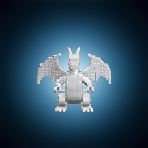 Charizard LEGO Figurine 3D Print Model