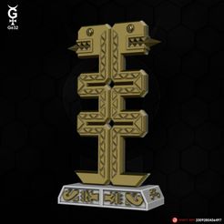 Great_Golden_Serpent-07.jpg STL-Datei Große Goldene Schlange (Double)・Design zum Herunterladen und 3D-Drucken